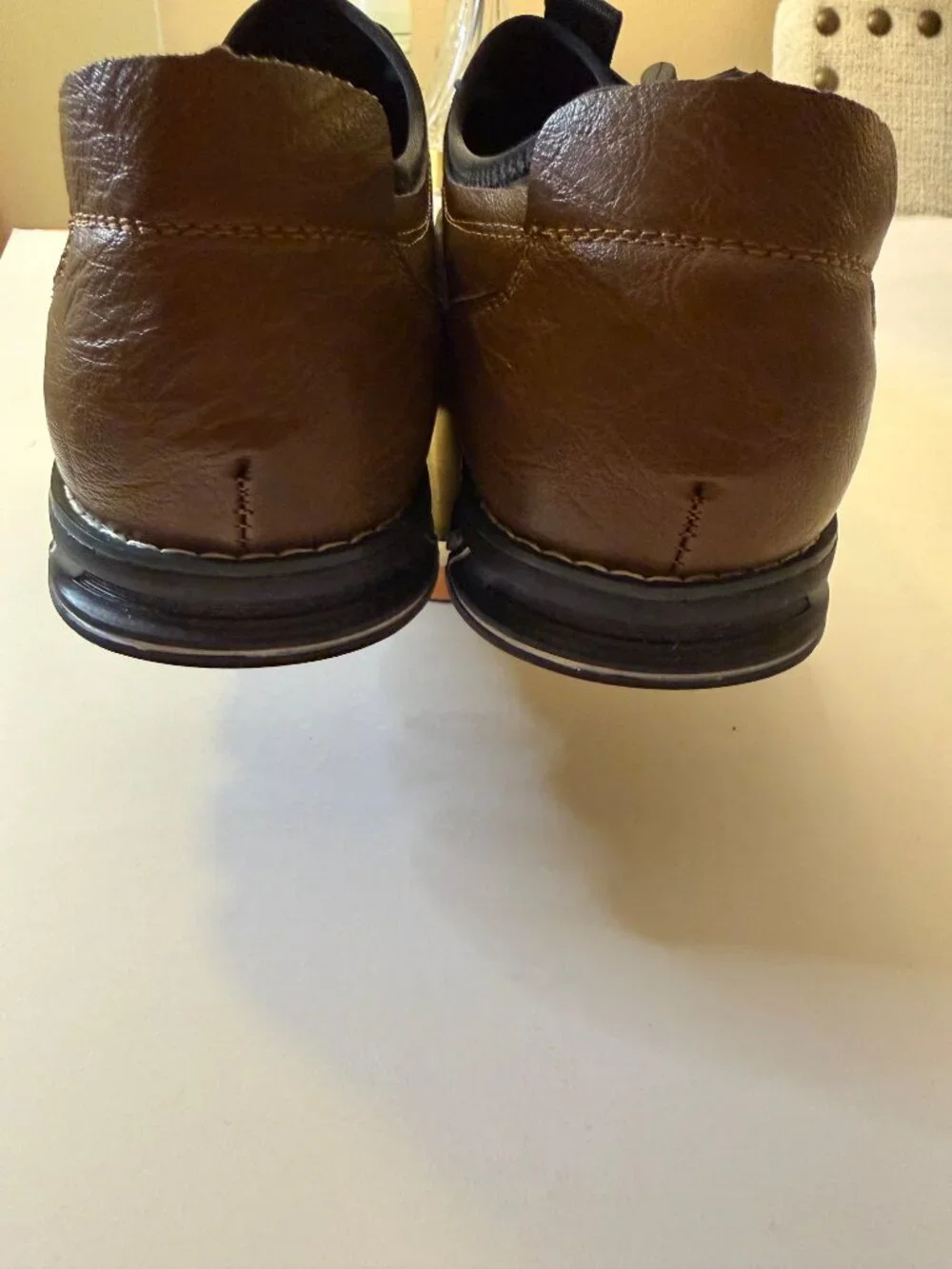 KLKYKO SII, Men's Vintage Brown and Black Fashion Sneaker Size US 11.5